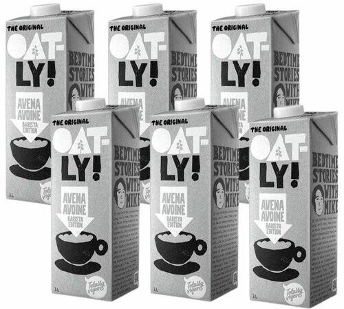 Boisson v&eacute;g&eacute;tale d'avoine Barista 1L x6 - Oatly