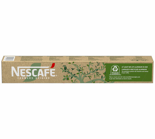 10 Nespresso* Original Compatible Capsules Brazil - NESCAFE FARMERS ORIGINS image number 1