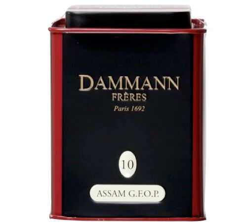 Dammann Fr&egrave;res - N&deg;10 Assam GFOP black tea - 100g tin of loose leaf tea