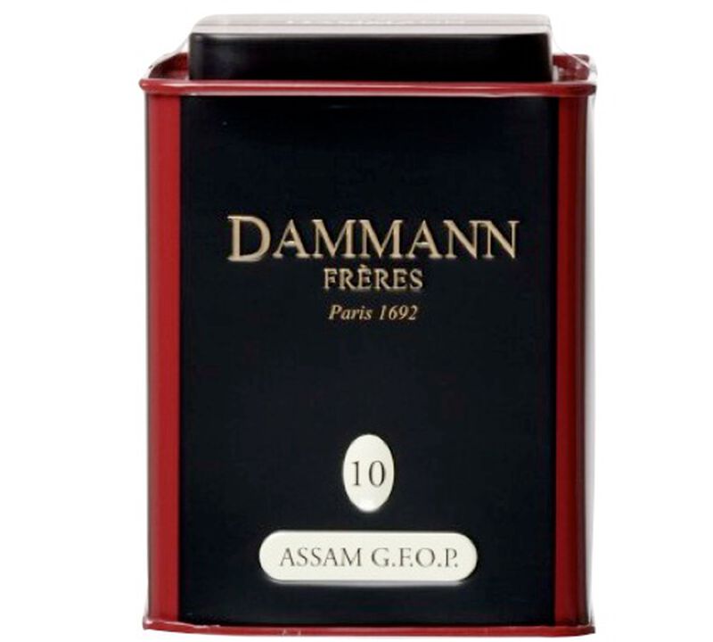 Dammann Fr&egrave;res - N&deg;10 Assam GFOP black tea - 100g tin of loose leaf tea image number 0