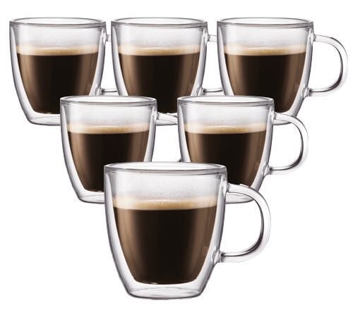 Verres double paroi BODUM - Bistro 6x15cl