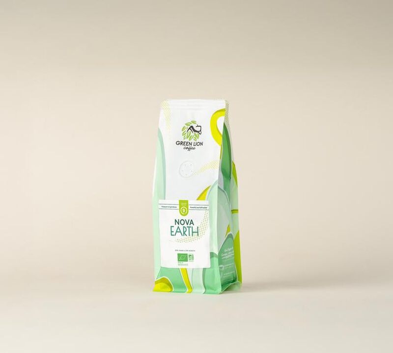 GREEN LION COFFEE - Caff&eacute; in chicchi - Nova Earth -250 g image number 1
