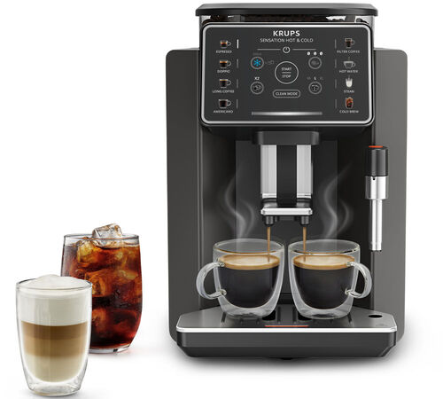 Expresso Broyeur Krups Sensation Hot & Cold EA913HE0