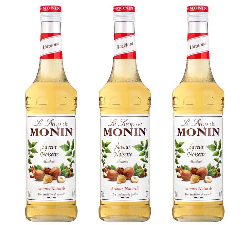 Sirop Noisette 3 x 70cl - MONIN image number 0