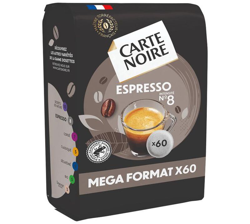 Maxiformat 60 dosettes souples N&deg;8 Espresso Classic - CARTE NOIRE image number 3