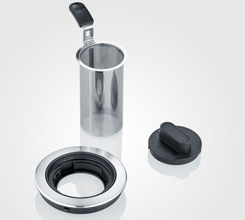 Th&eacute;i&egrave;re en verre WK3473 noir et inox - 1L - SEVERIN image number 4