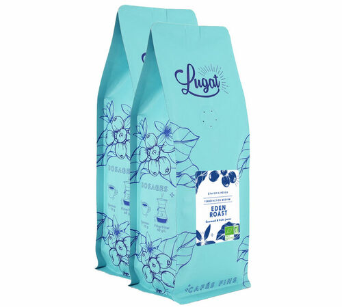 2 kg Caf&eacute; en grain bio - Eden Roast - LUGAT