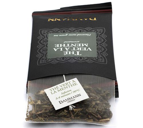 Th&eacute; Vert Menthe Aromatis&eacute; - 24 sachets - DAMMAN FR&Egrave;RES image number 1