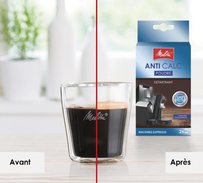 Melitta Anti Calc Descaler for Bean to Cup Machines - 2 x 40g image number 2