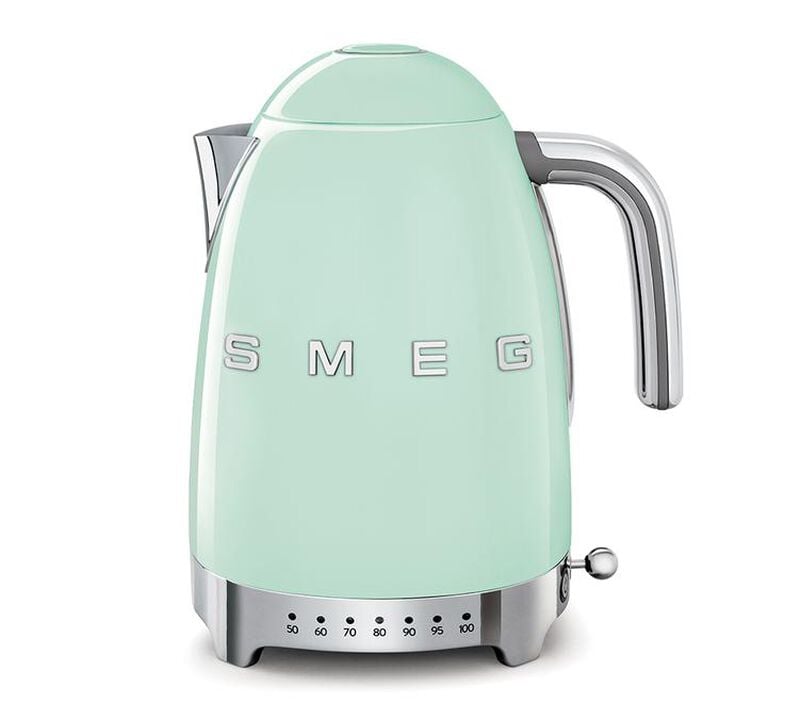 Bouilloire KLF04PGEU temp&eacute;rature r&eacute;glable Vert d'eau 1,7 L - SMEG image number 0