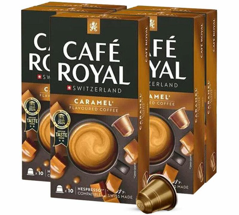 50 Nespresso* Original Compatible Capsules Caramel &ndash; CAFE ROYAL image number 0