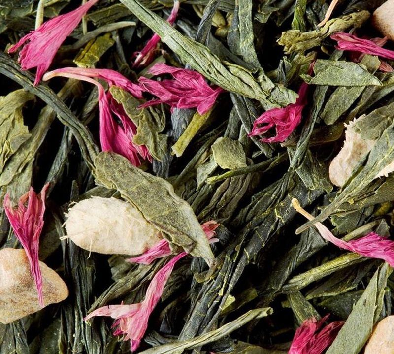 'Miss Dammann' flavoured green tea - 25 Cristal&reg; sachets - Dammann Fr&egrave;res image number 2