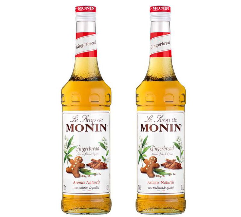 Sirop Monin - Pain d'&eacute;pices - 2 x 70 cl image number 0