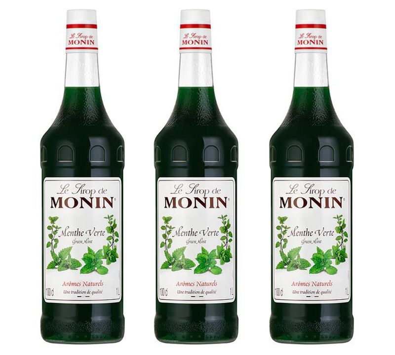 3 x Sirop Menthe  1L - MONIN image number 0
