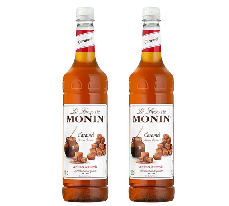 Sirop Monin Caramel - Bouteille plastique - 2 x 1L image number 0