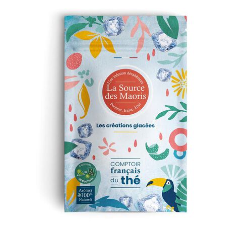 Comptoir Fran&ccedil;ais du Th&eacute; 'Source des Maoris' iced tea, fruit infusion - 10 sachets