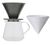 Kit Dripper SCS-01 noir + Carafe Kinto verre 600ml - Slow Coffee Style - KINTO image