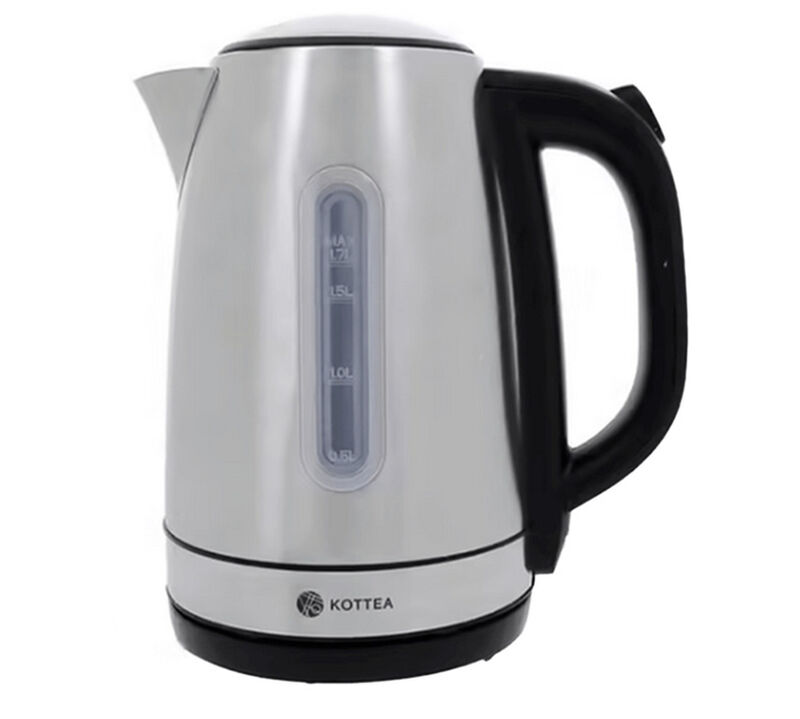 Bouilloire KOTTEA 1.7L inox KT101 + d&eacute;tartrant & th&eacute; OFFERTS image number 0
