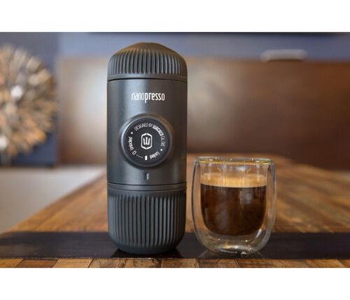 Wacaco Nanopresso GR Portable Coffee Maker Black + Travel Case image number 2