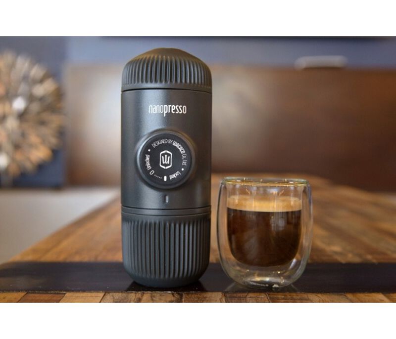 Wacaco Nanopresso GR Portable Coffee Maker Black + Travel Case image number 2