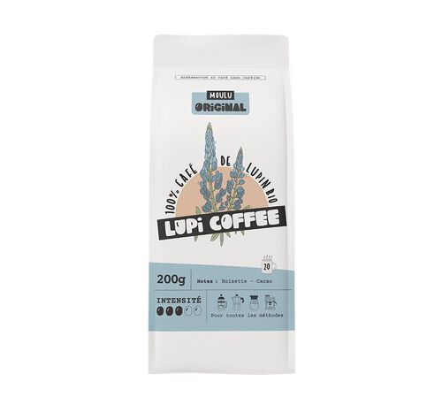 Caf&eacute; de Lupin bio Original - Moulu 200 g- LUPI COFFEE image number 1