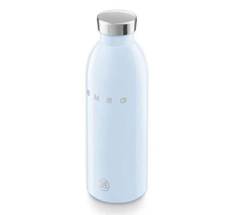 Bouteille isotherme double paroi bleu azur WBF01PB - Ann&eacute;es 50 - 50 cl- SMEG image number 6