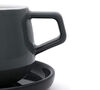 Viva Scandinavia -Tazza ceramica con piattino Hazy Blue 30 cl image number 3