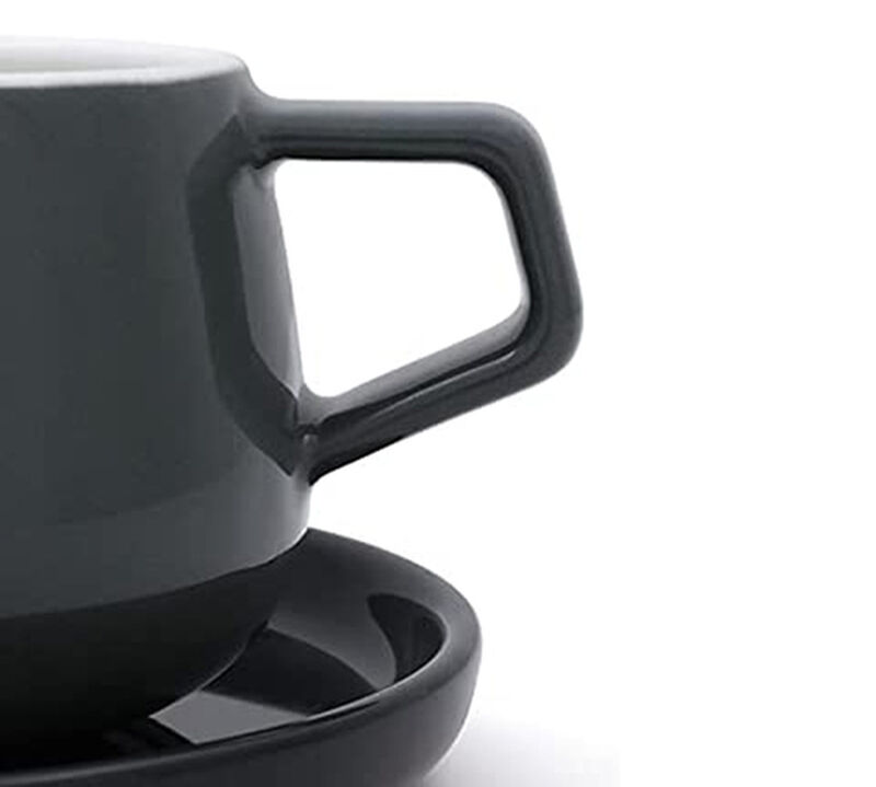 Viva Scandinavia -Tazza ceramica con piattino Hazy Blue 30 cl image number 3