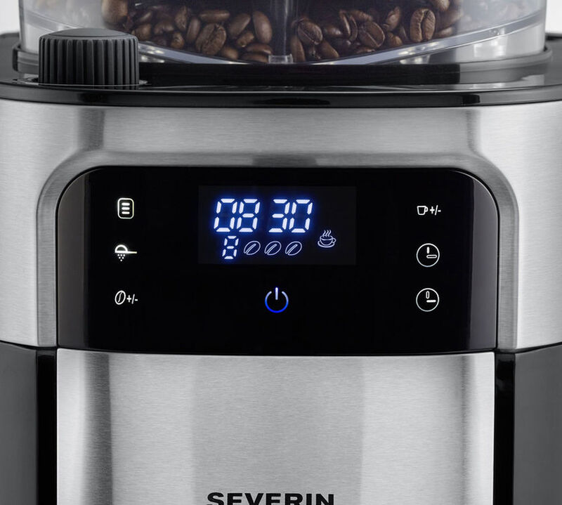 Severin - Caffettiera filtro KA4814 con macinacaff&egrave; e caraffa termica image number 4