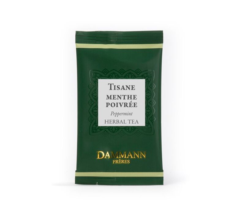 Dammann Fr&egrave;res Peppermint herbal tea - 24 Cristal&reg; sachets image number 2