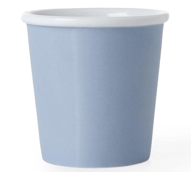 Tasse ANNA en porcelaine Nordic - Hazy Blue - VIVA Scandinavia - 8cl image number 0