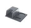 Tamping station 18/10 grade steel with mat - Motta image number 0