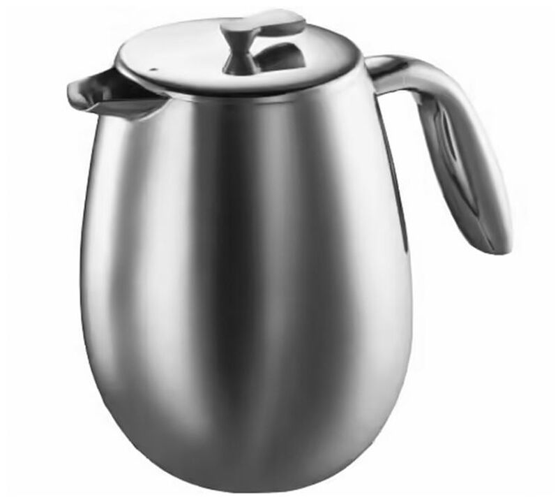 Bodum Columbia Cafetiere Double-Wall Shiny Stainless Steel - 1.5L image number 0