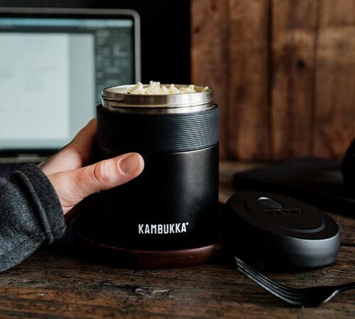 Lunchbox isotherme BORA Matte Black 60 cl - KAMBUKKA image number 4
