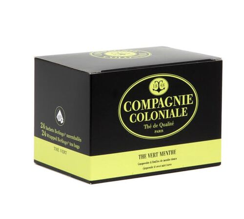 Th&eacute; vert Menthe x 48 Berlingos suremball&eacute;s - Compagnie Coloniale