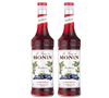Sirop Myrtille (Blueberry) - 2 x 75 cl - Bouteille verre - MONIN image number 0