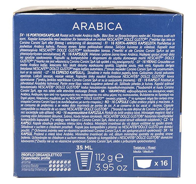 80 Nescaf&eacute;* Dolce Gusto* Compatible Pods Gran Riserva Arabica &ndash; CORSINI image number 1