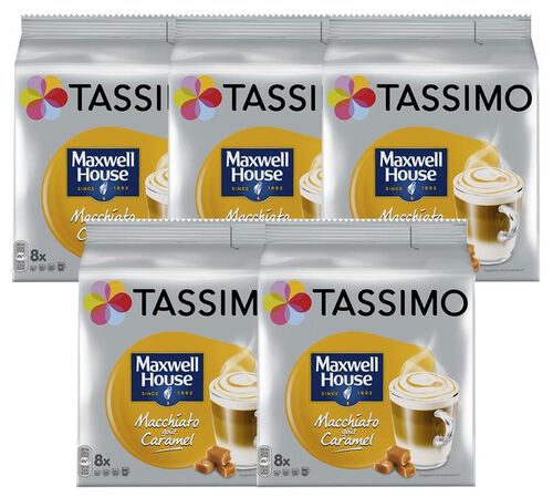 8 dosettes Maxwell House Macchiato Caramel - TASSIMO