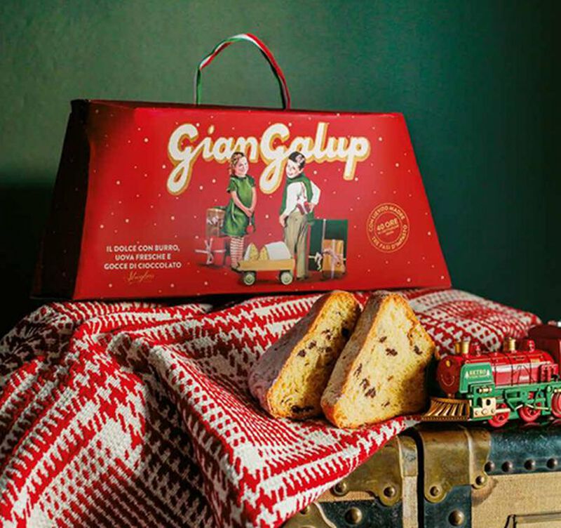 Gran Galup Streglio Chocolate Chip Panettone - 500g image number 1
