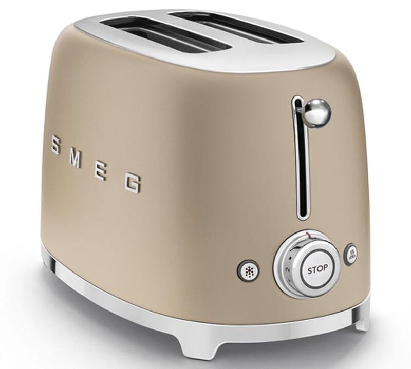 Toaster 2 tranches Ann&eacute;es 50 Chrom&eacute; - SMEG - Parfait &eacute;tat image number 4