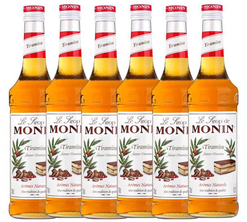 6 x Sirop Monin - Tiramisu - 70 cl image number 0