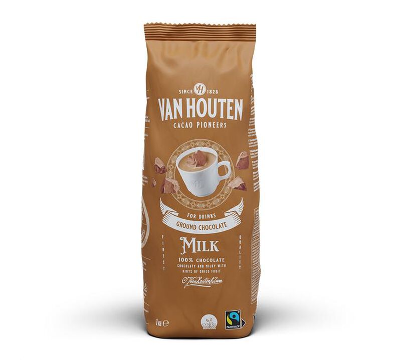 Van Houten Ground Milk Chocolate - 1kg image number 0