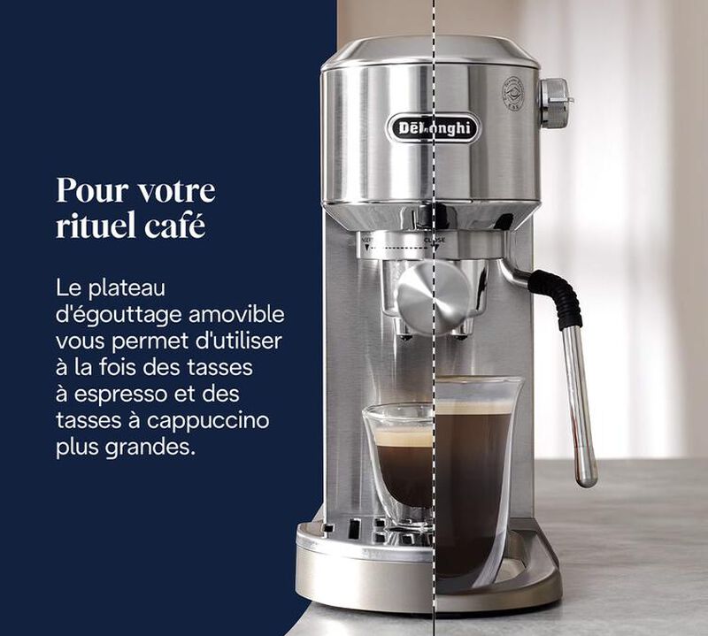 DeLonghi Dedica Duo EC890.M Metallo Macchina caff&egrave; espresso image number 8