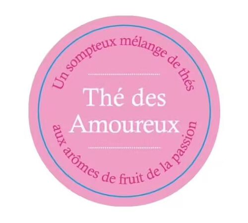 Th&eacute; vert et noir en vrac - Th&eacute; des Amoureux - 200 g - COMPTOIR FRAN&Ccedil;AIS DU TH&Eacute; image number 1