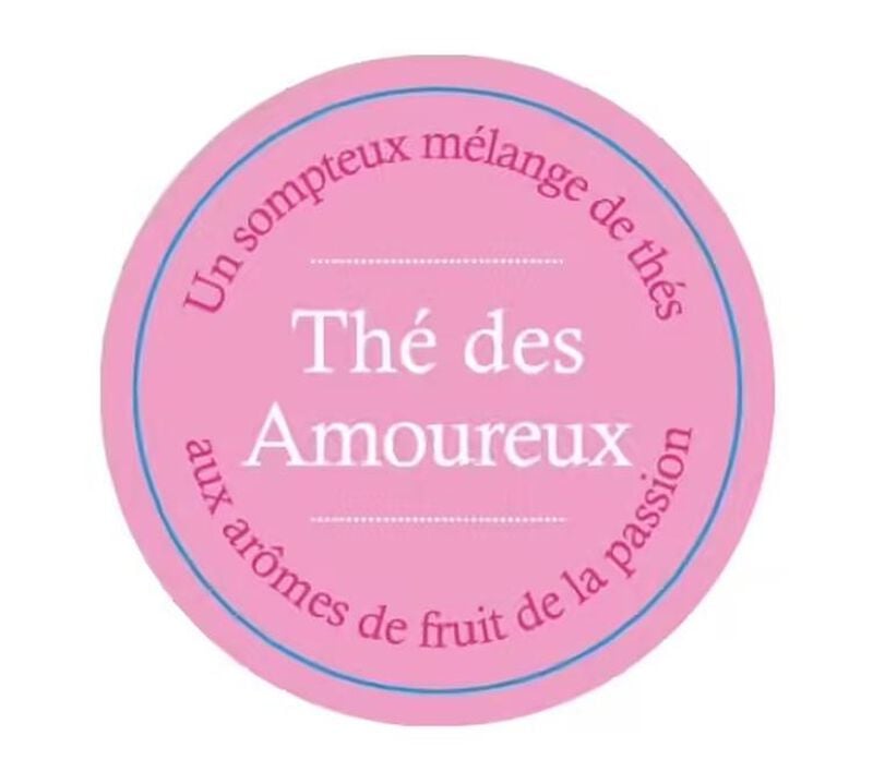 Th&eacute; vert et noir en vrac - Th&eacute; des Amoureux - 200 g - COMPTOIR FRAN&Ccedil;AIS DU TH&Eacute; image number 1