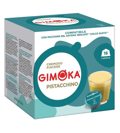16 capsule compatibili Nescafe* Dolce Gusto* Pistacchino &ndash; Gimoka