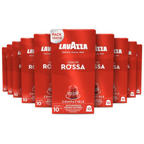 Lavazza Qualit&agrave; Rossa Nespresso* Original Compatible Pods x100