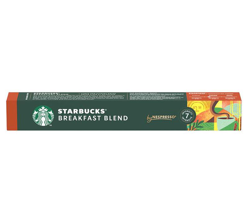 10 Nespresso* Original Compatible Capsules Breakfast Blend &ndash; STARBUCKS image number 1