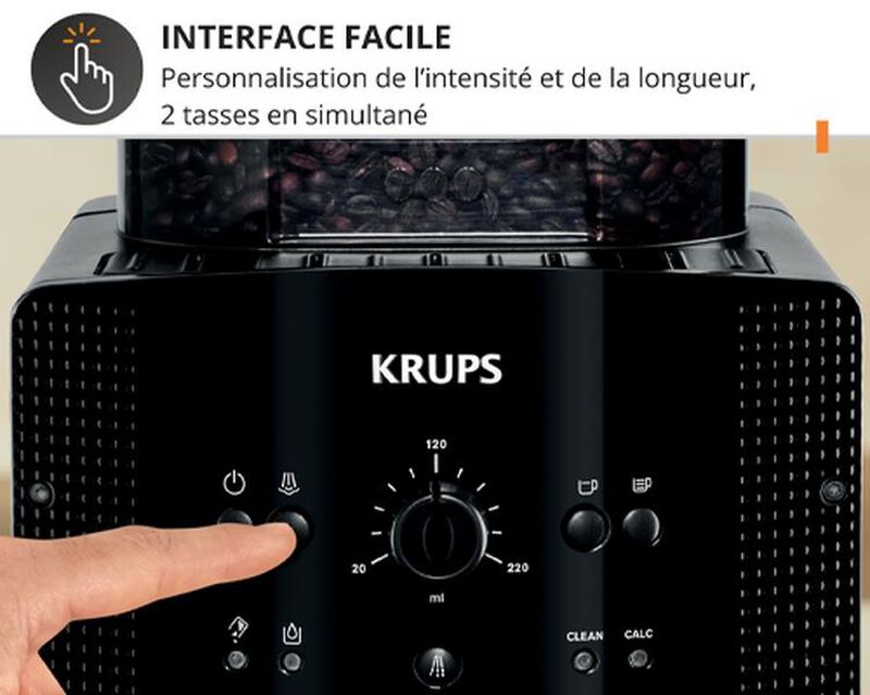 Krups Essential EA810870 Nera Macchina da caff&egrave; automatica image number 4