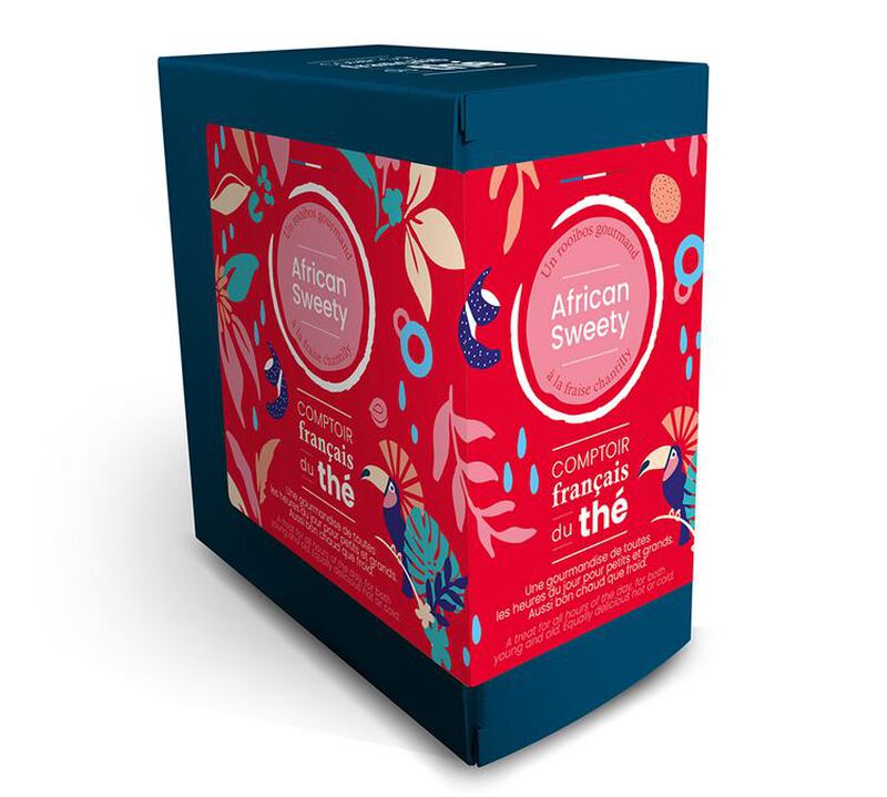 African Sweety Rooibos - 20 chiffon tea bags - Comptoir Fran&ccedil;ais du Th&eacute; image number 0